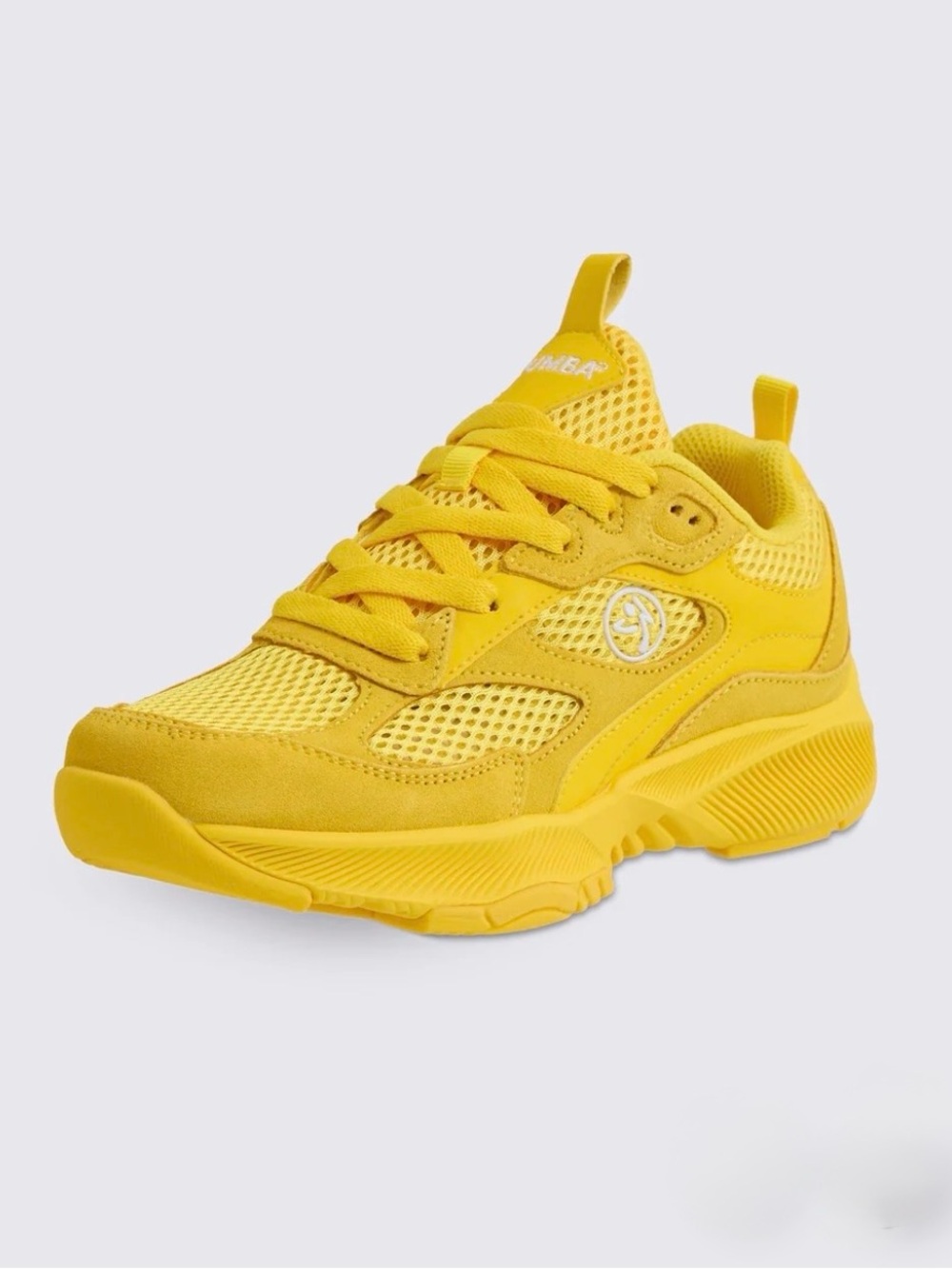 ZUMBA Train 2.0 YELLOW SHOES LIKE NEW WITH BOX